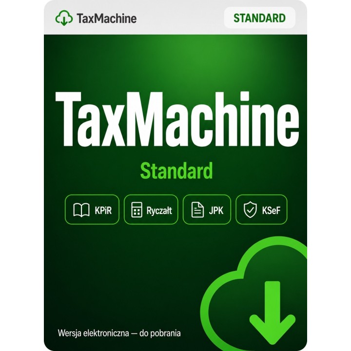 TaxMachine Standard – Licencja Programu Księgowego