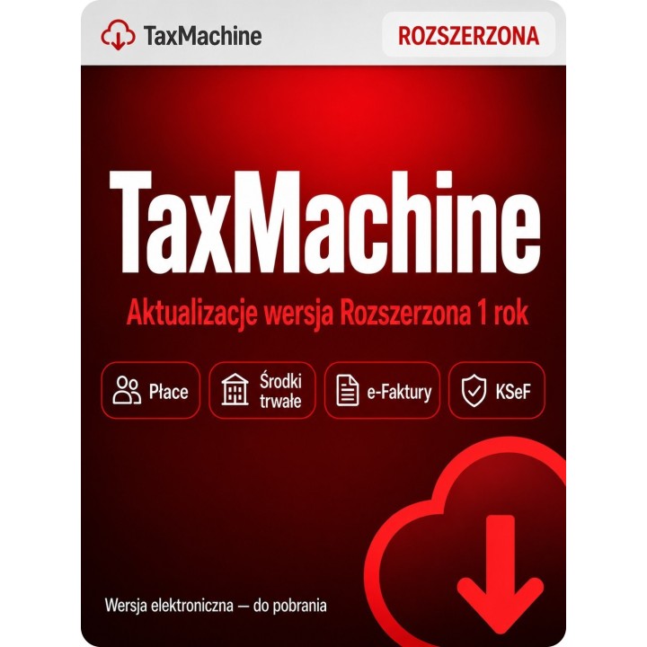 Aktualizacje TaxMachine Rozszerzona – Roczna Subskrypcja