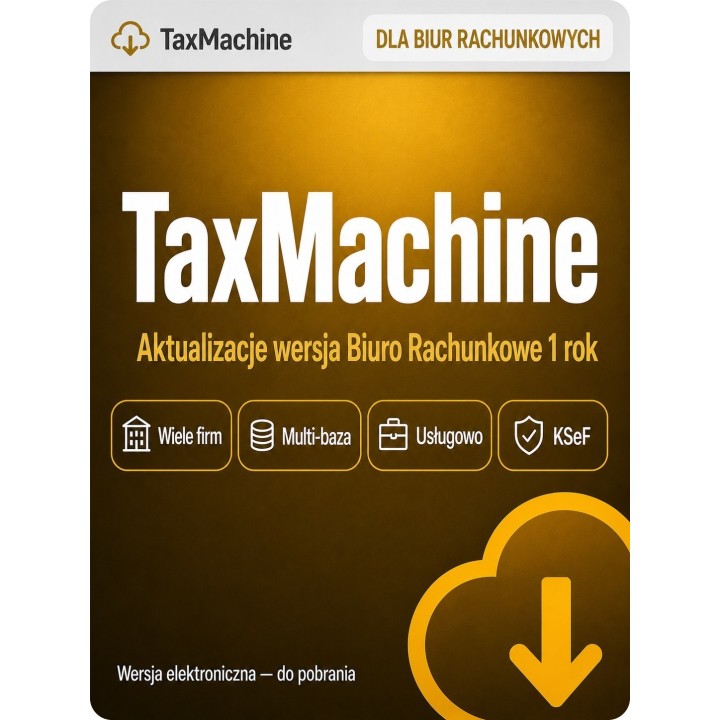 Aktualizacje TaxMachine dla Biur Rachunkowych – Roczna Subskrypcja